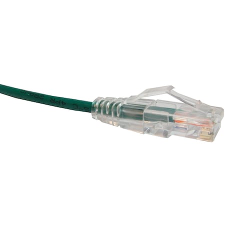 6Ft Cat6 Clearfit Slim Patch Cable Green
